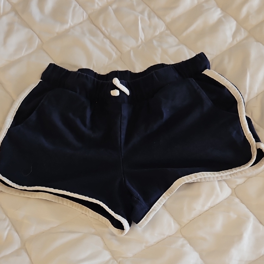 Women's Black Shorts with White Trim